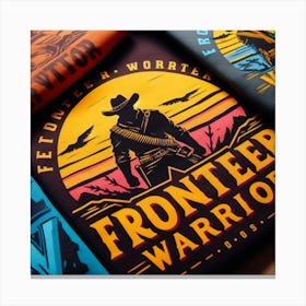 Frontier Warrior 3 Canvas Print