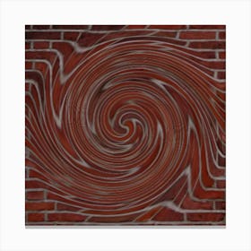 Spiral Brick Wall Leinwandbilder