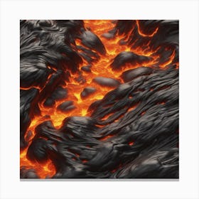 Lava Flow 24 Canvas Print