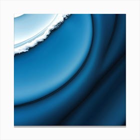 Abstract Blue Wave 11 Canvas Print