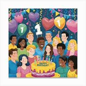 Birthday Party Canvas Print