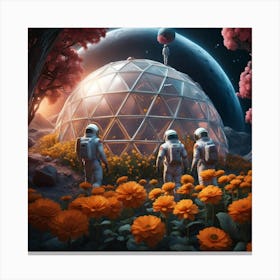 Space Dome Canvas Print