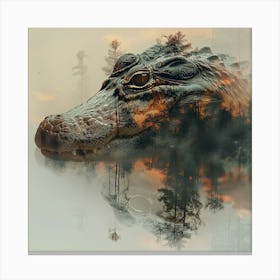 Primeval Gaze Canvas Print