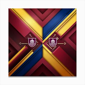 Burnley F.C Logo Wall Art Canvas Print