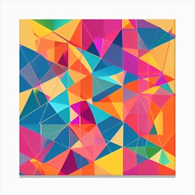 Triangle shades Canvas Print