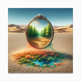 Mirror Of The World Canvas Print