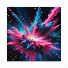 Explosion Of Color Canvas Print