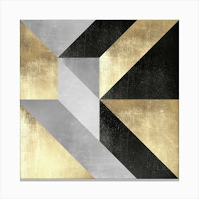 Golden geometry 13 Canvas Print