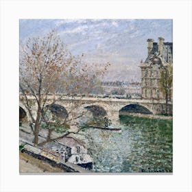 Paris By Claude Monet Canvas Print