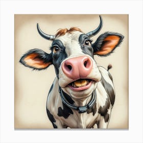 Cow Painting 4 Canvas Print