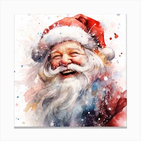 Santa Claus Smiling Canvas Print