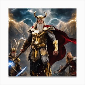 Thor hero 1 Canvas Print