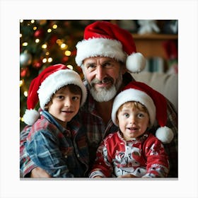 Christmas Father3 Canvas Print