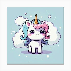 Unicorn Painting Canvas Print