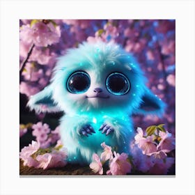 Cute Furry Creature Canvas Print