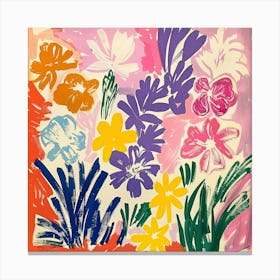 Flowers Painting Matisse Style 4 Canvas Print