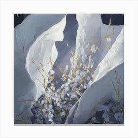 White Ice Canvas Print