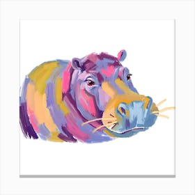 Hippopotamus 09 Canvas Print