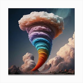 Tornado Cloud Canvas Print