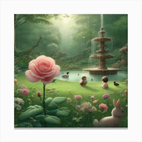 Pink Rose1 Canvas Print