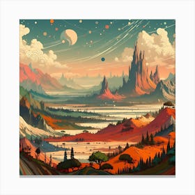 Land Of Fantasy 10 Canvas Print