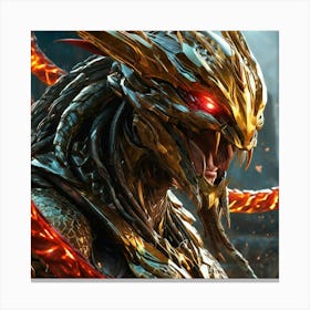 Image Of A Video Game Character nbh Canvas Print