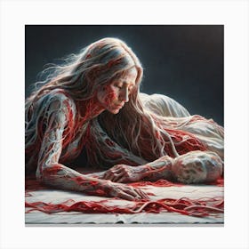 Blood Of The Dead 1 Canvas Print