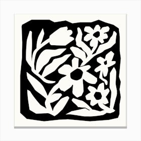 Flower In A Square Canvas Print