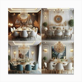 Dining Room 6 Canvas Print