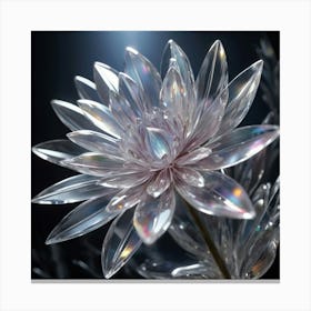 Lucite Flower Canvas Print