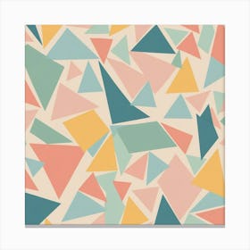 Geometric Triangles Canvas Print