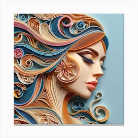 Paper Art Canvas Print