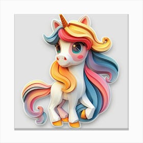 Unicorn 501 Canvas Print