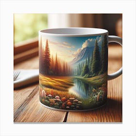 Mountain Scene Canvas Print