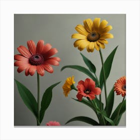 Gerberas Canvas Print