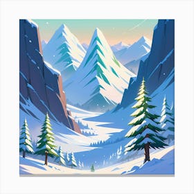 Winter Landscape 2 Canvas Print