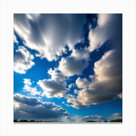 Cloudy Sky 8 Canvas Print