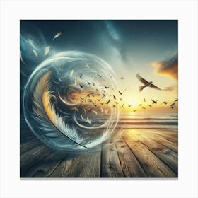 Feather Feather Feather Canvas Print