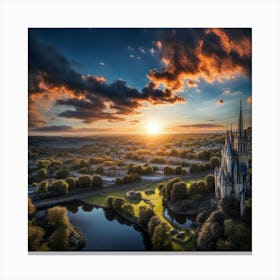 Sunrise Over Ireland Canvas Print