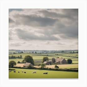 View Of Farm In England (30) Canvas Print