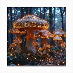 Mushroom Glow Canvas Print