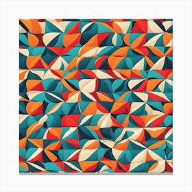 Abstract Geometric Pattern Canvas Print