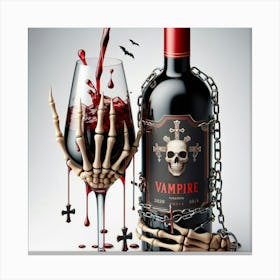 Vampire Wine Canvas Print