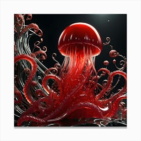 Red Jelly 15 Canvas Print