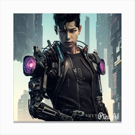 Saejin cyberpunk Canvas Print