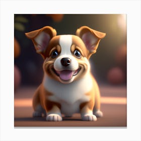 Corgi Canvas Print