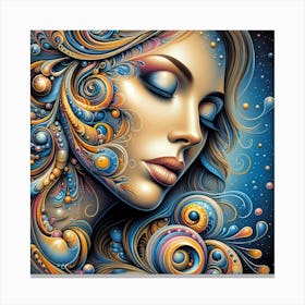 Psychedelic Art 24 Canvas Print