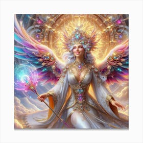 Angel Of The Sky 2 Canvas Print