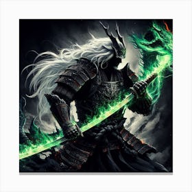 Dragon Warrior Fourth Kata  Canvas Print