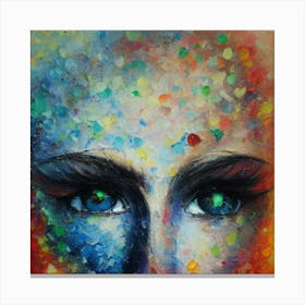 art - eyes Canvas Print